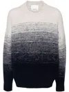 Isabel Marant Multicolor Stretch Alpaca Blend Drussellh Sweater In Blue