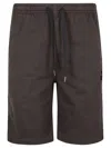 Isabel Marant Dropped Waist Jersey Shorts In Faded Black