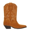 Isabel Marant Duerto 40mm Suede Boots In Brown