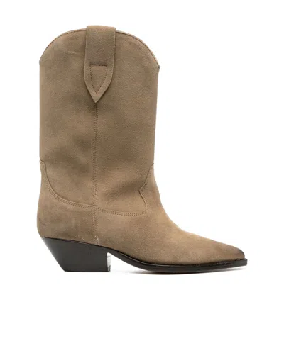Isabel Marant Duerto Ankle Boots In Brown