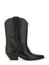 Isabel Marant Women Duerto Leather Boots In Black