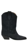 Isabel Marant Ankle Boots In Luxurious Calf Velvet Leather With Sleek Design And Quality Finish