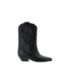 Isabel Marant Pointed Short Boots In Black