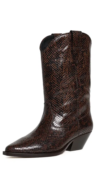 Isabel Marant Duerto Boots Mocha In Brown