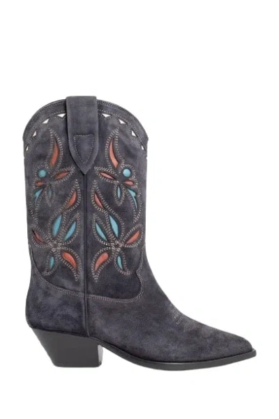 Isabel Marant Duerto Cowboy Boots In Neutrals