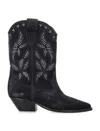 Isabel Marant Black Duerto Suede Boots