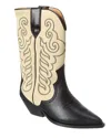 Isabel Marant Duerto Leather Cowboy Boots In Multi