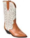 Isabel Marant Duerto Leather & Suede Cowboy Boot In Multi