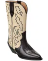 Isabel Marant Duerto Leather Cowboy Boots In Multi