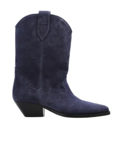 Isabel Marant Duerto Cowboy Boots In Navy