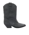 Isabel Marant Duerto Pointed-toe Suede Heeled Cowboy Boots In Multi