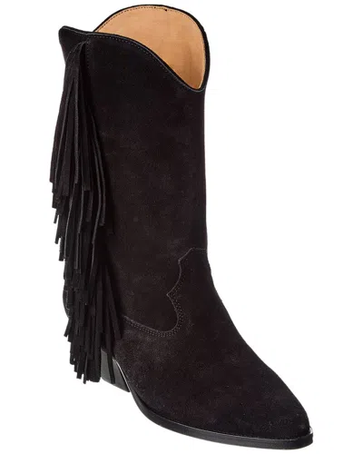 Isabel Marant Duerto Suede Boot In Black