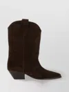 Isabel Marant Ankle Boots In Luxurious Calf Velvet Leather With Sleek Design And Quality Finish