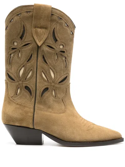 Isabel Marant Duerto Boots In Taupe