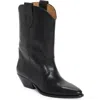 Isabel Marant 60mm Luliette Leather Ankle Boots In Black