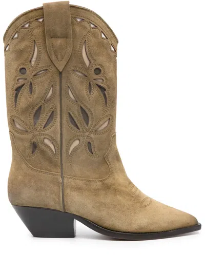 Isabel Marant Duerto Boots In Taupe