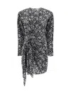 Isabel Marant Dulce Dress In Black/white In Black/white