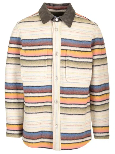 ISABEL MARANT DUNCAN OVERSHIRT JACKET JACKETS MULTICOLOR