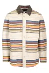 Isabel Marant Duncan Overshirt Jacket Jackets Multicolor In Neutrals