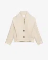 Isabel Marant Dyogo Coat In Neutral