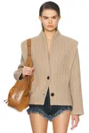 Isabel Marant Dyogo Jacket In Brown
