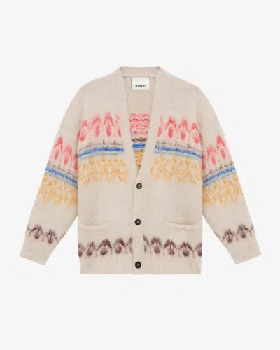 Isabel Marant Dyston Coat In Multicolor