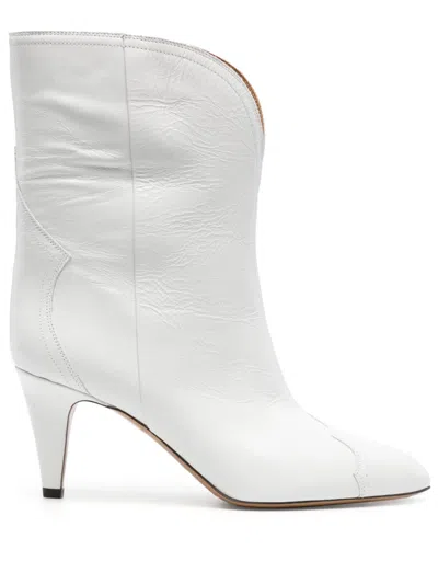 ISABEL MARANT DYTHO 30MM LEATHER BOOTS