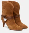 Isabel Marant Ankle Boots Dytho Aus Veloursleder