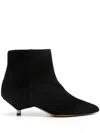 Isabel Marant 45 Suede Ankle Boots In Black