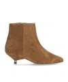 Isabel Marant Leopard-print Suede Ankle Boots In Brown