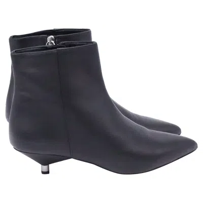 Isabel Marant Eana Ankle Boots In Black Leather