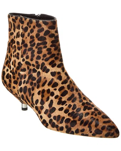 Isabel Marant Eana Haircalf Bootie In Animal Print