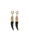 Isabel Marant Earrings With Horn Pendant In Black
