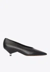 Isabel Marant Ebisa 45 Calf Leather Pumps In Black