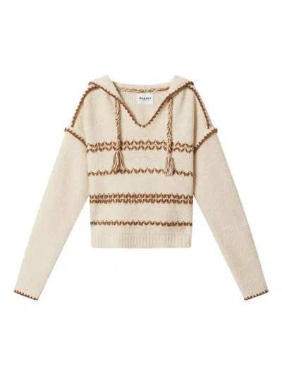 Isabel Marant Ecru Bronze Wool Jersey