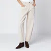 Isabel Marant Casual Cotton Blend Trousers Five Pockets In White