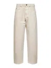 Isabel Marant Ecru Denim Oriane Barrel Jeans In Neutral
