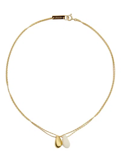 Isabel Marant Women Brass Necklace With Gold Finishes