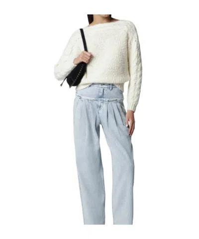 Isabel Marant Ecru Wool-blend Sweater In White
