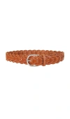 Isabel Marant Edena Leather Belt In Brown