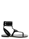 Isabel Marant Women's Edil Suede Leather Sandals In Black