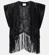 ISABEL MARANT EDITA FRINGED LEATHER VEST