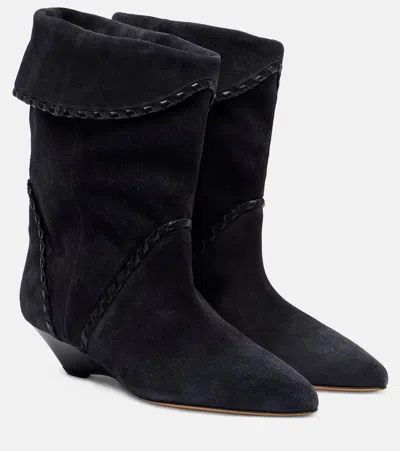 Isabel Marant Edoa 45 Suede Ankle Boots