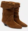 Isabel Marant Edoa 45 Suede Ankle Boots In Brown