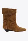 Isabel Marant Edoa Suede Ankle Boots In Brown