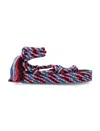 Isabel Marant Edon Sandal In Blue Pink