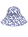 Isabel Marant Edona Printed Cotton Canvas Sun Hat In Blue
