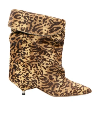 Isabel Marant Edrik Ankle Boots In Animal Print