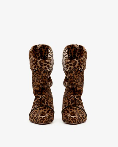 Isabel Marant Boots Edrik In Leopard