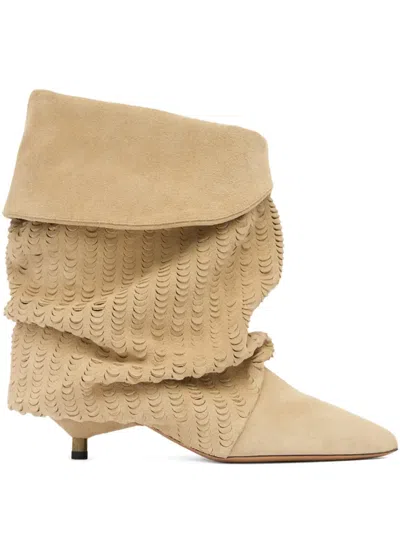 Isabel Marant Edrik Laser-cut Boots In Multi